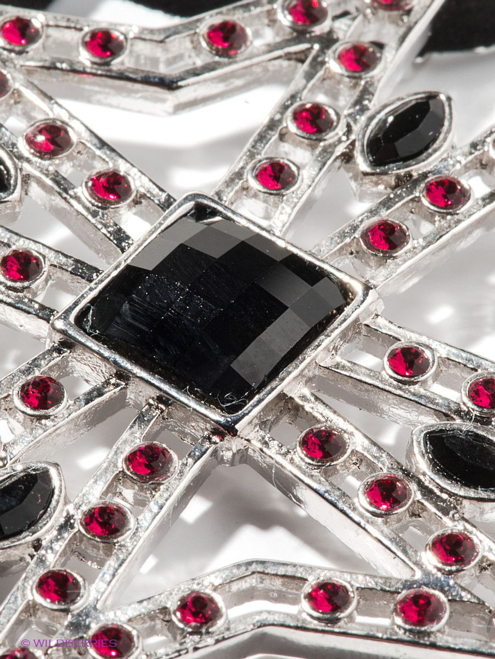 "Орден Креста" подвеска в родиевом покрытии из коллекции "Орден сердца" от Jenavi с замком карабин