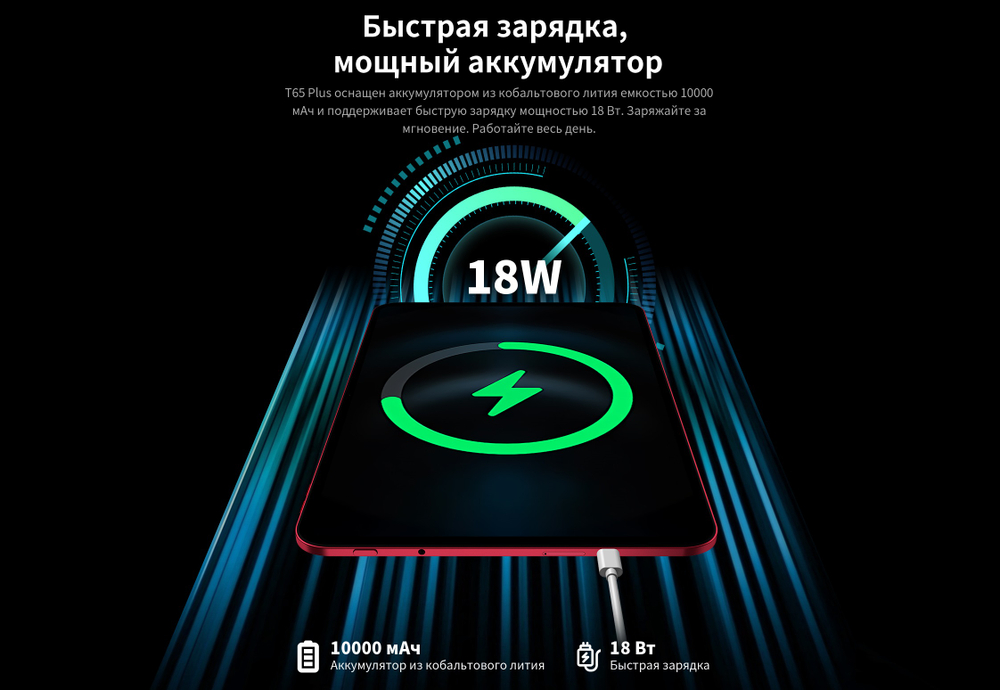 Teclast T65 Plus 13.4 дюйм 8 Гб/256 Гб красный