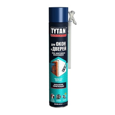 Пена монтажная для кон и дверей Tytan Professional всесезонная 750мл