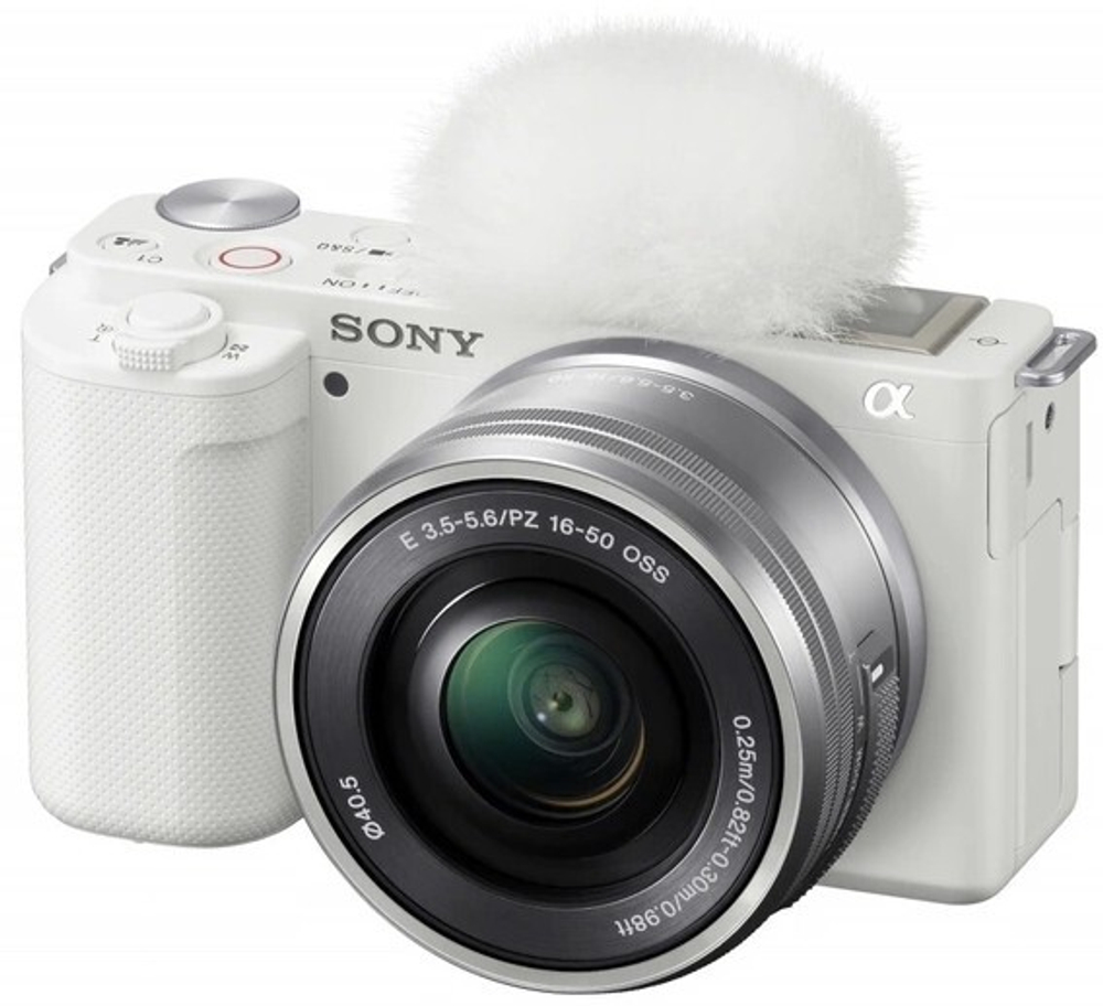 Фотоаппарат Sony ZV-E10 Kit E PZ 16-50mm f/3.5-5.6 OSS, белый