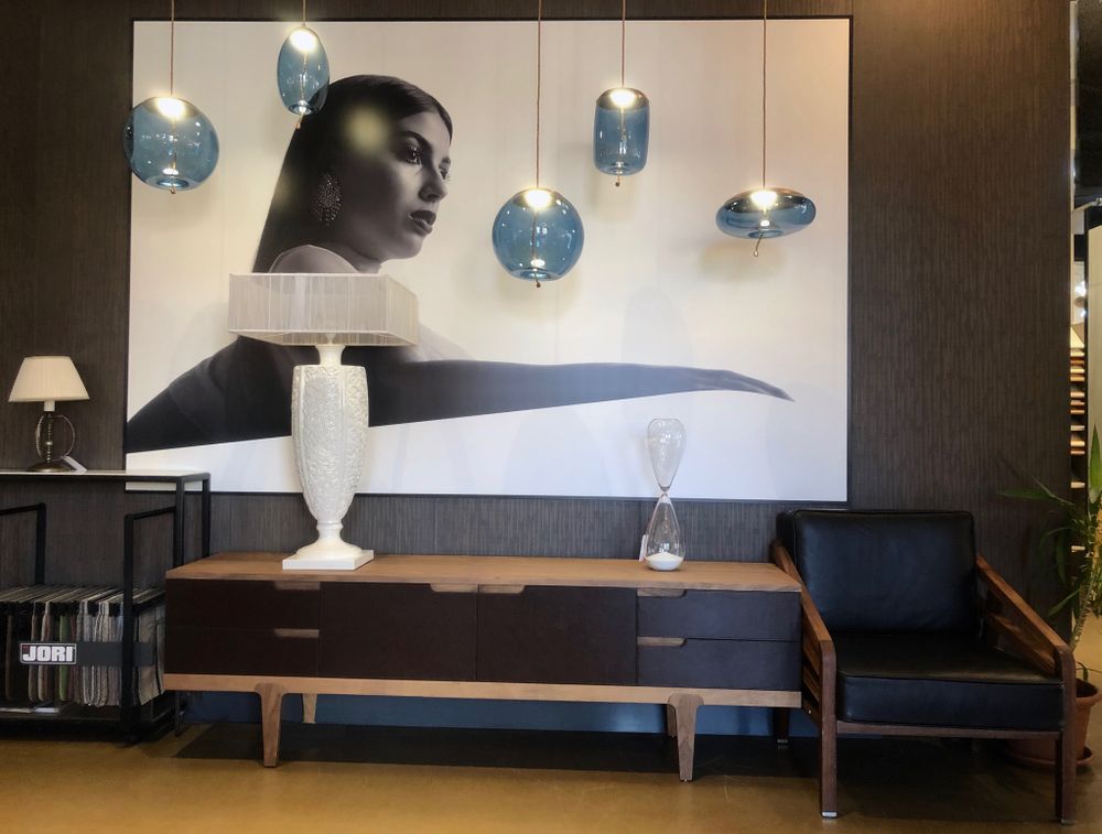 Подвесной светильник Knot B copper/blue