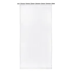 Тюль из хлопка белого цвета из коллекции essential, 140х290 см