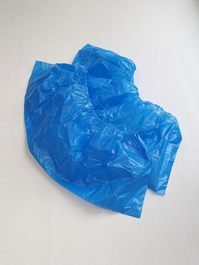 Бахилы п/э 10г, "Супер 100" с 2-ой резинкой и 2-ой подошвой