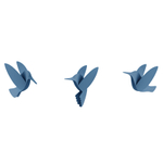 Декор для стен Hummingbird 9 элементов разноцветный, Umbra
