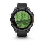 Умные часы Garmin Fenix 8 47mm, Slate Gray with Black Silicone Band