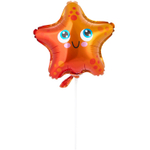 Шар Фольгированный Звезда морская (Красный)