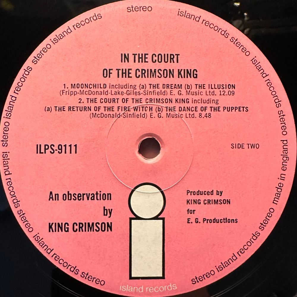 King Crimson - In The Court Of The Crimson King (Англия 1969г.)