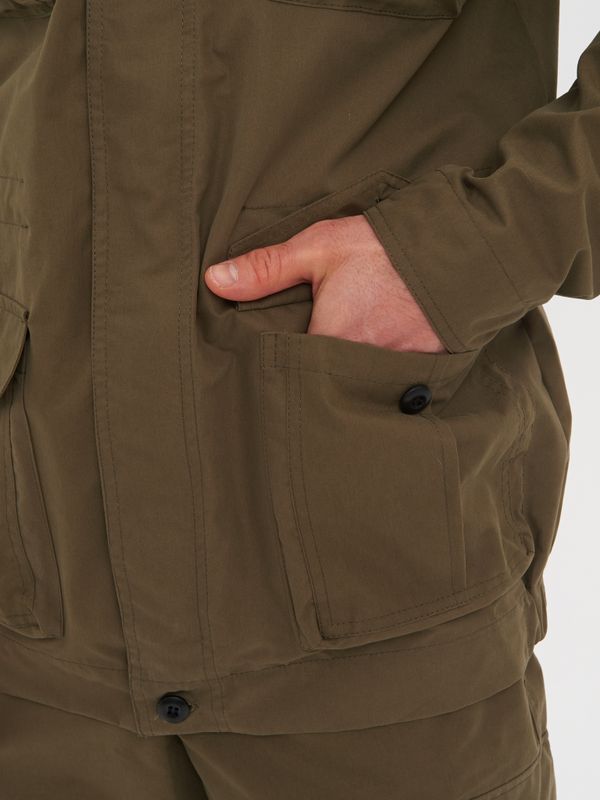 Костюм летний Крафт ткань Ravena Peach Wash цвет Олива