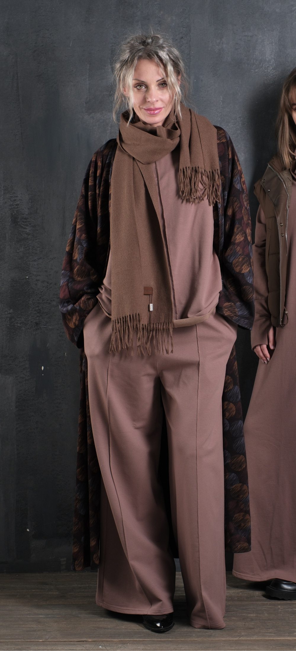 Кафтан с поясом /янтарь