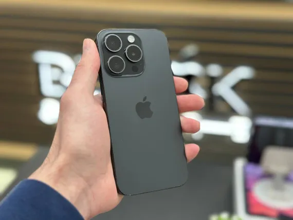 Б/У Телефон Apple iPhone 15 Pro 256Gb Black 86%(HMH72L2WN9)