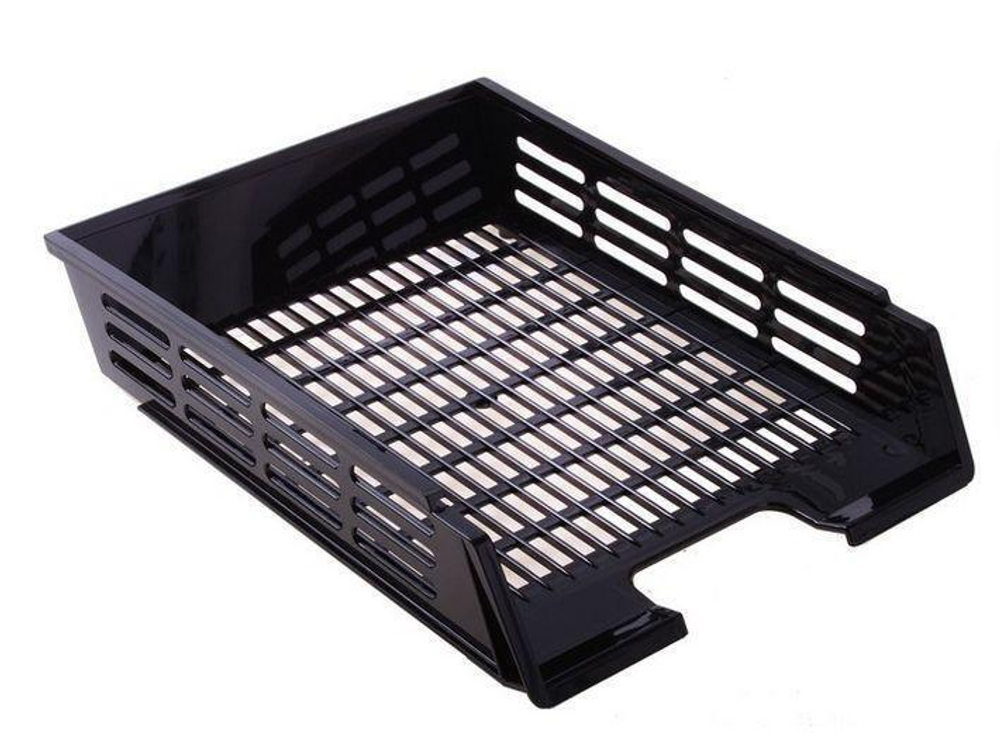 Лоток гориз. с пазами черный СТАММ ЛТ76 (Стамм)