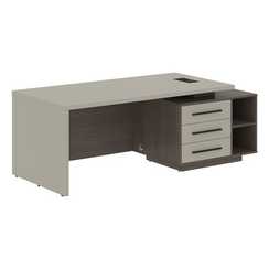 Стол руководителя с тумбой VCT 2190(R)  2100х900х750 VELION