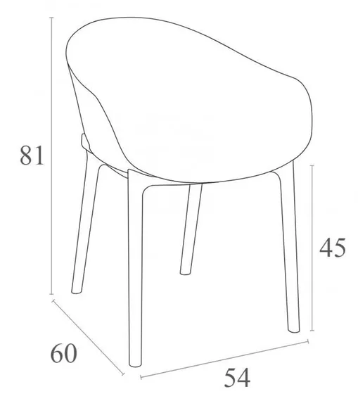Стул Sky белый