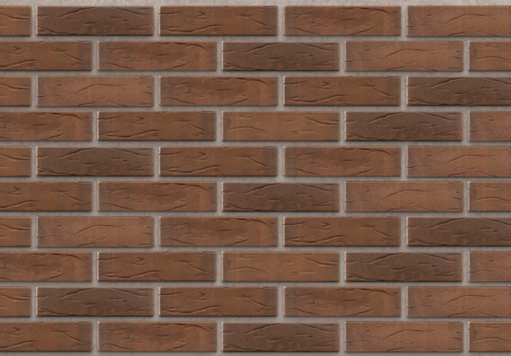 Кирпич лицевой славянский MOKKO-BUNT-РУСТ Евро, 0,7NF