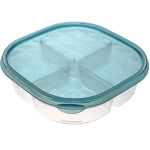 Контейнер пластиковый «Бриллиант» 4секции 22*22*6см