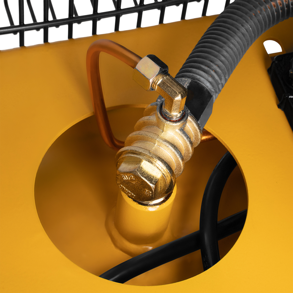 Компрессор воздушный BCV2200/100, ременный привод, 2.2 кВт, 100 литров, 370 л/мин Denzel