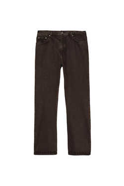 ZARA X BENITO ANTONIO ДЖИНСЫ FLARE FIT, КОРИЧНЕВЫЙ