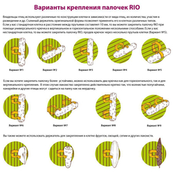 Лакомство RIO Палочки для волнистых попугайчиков и экзотов с медом, 80 г