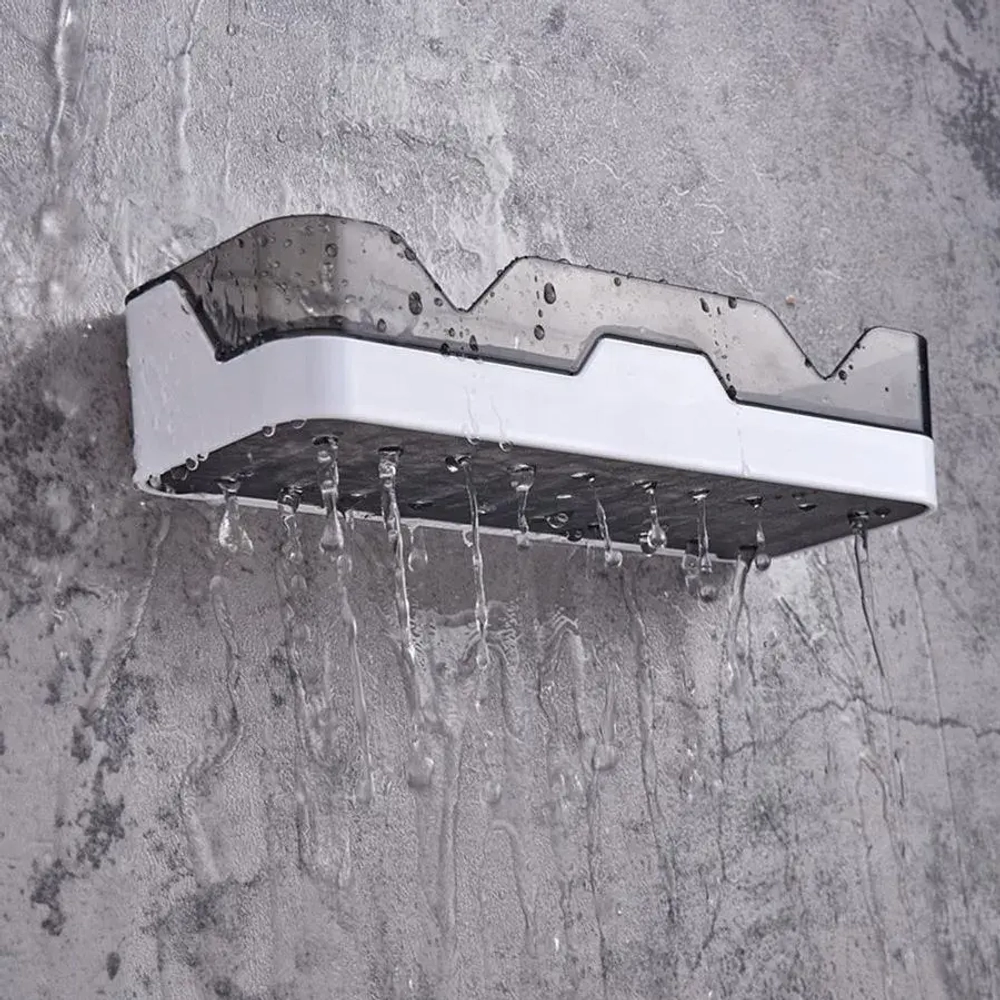 Полка многофункциональная прямая черн-проз/бел