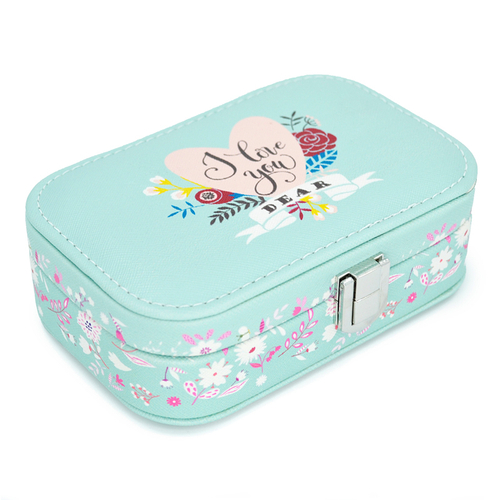 Шкатулка для украшений одноярусная "LOVE YOU мини"