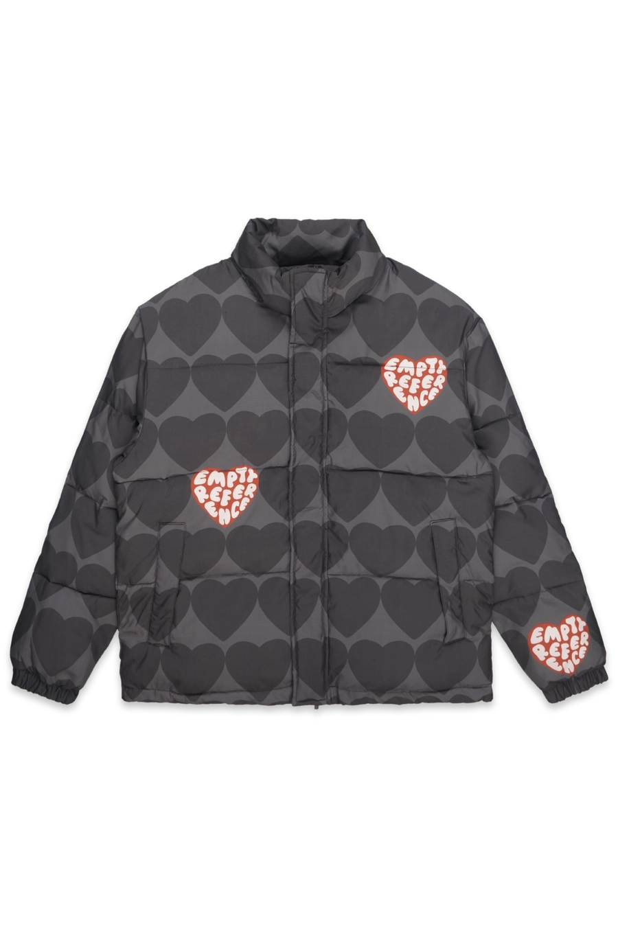 Пуховик ER "Hearts Pattern" Down Jacket