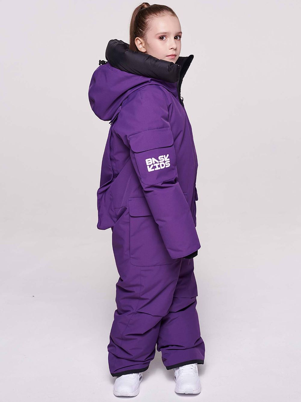 Комбинезон детский пуховый BASK kids YETI фиолетовый