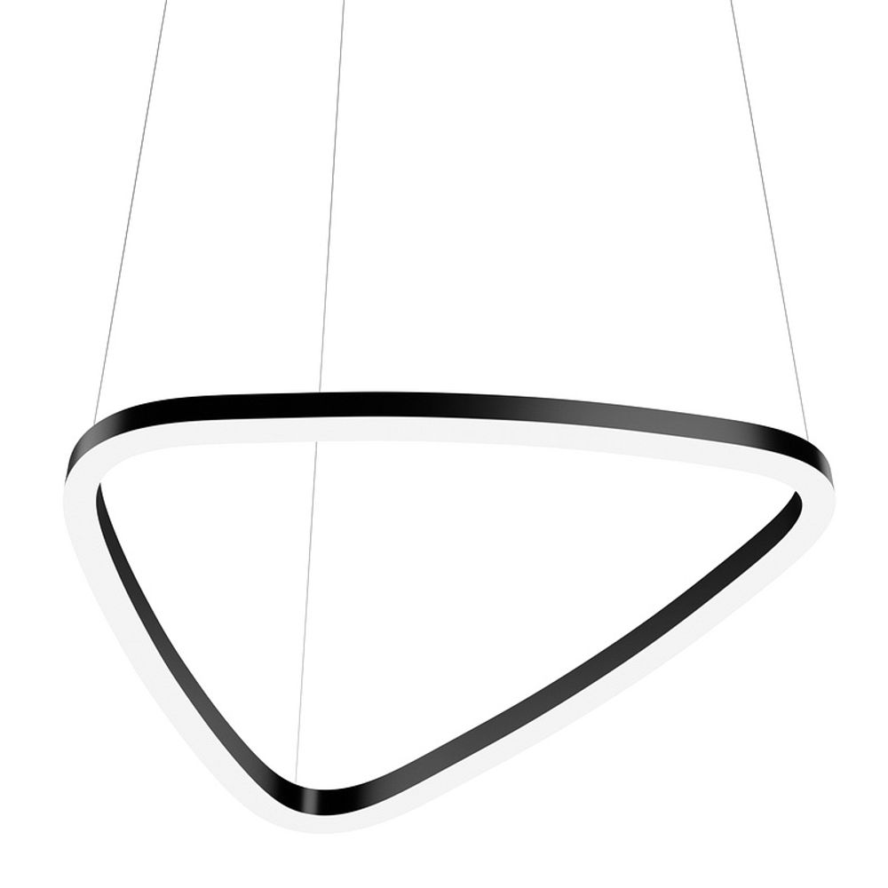 Профильный светодиодный линейный светильник подвесной треугольной формы 70Вт