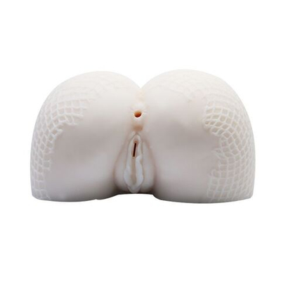 Мастурбатор в виде пышной попки в сетке (Цвет: телесный)