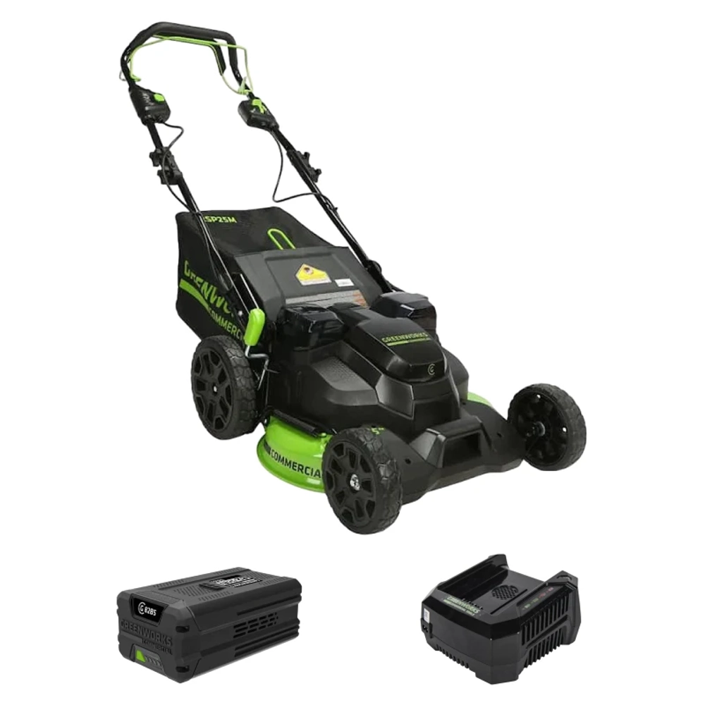 Аккумуляторная газонокосилка Greenworks GC82LM61SK5 82В (1 x 5 Ач, ЗУ) нож 43 см, 2515607UB