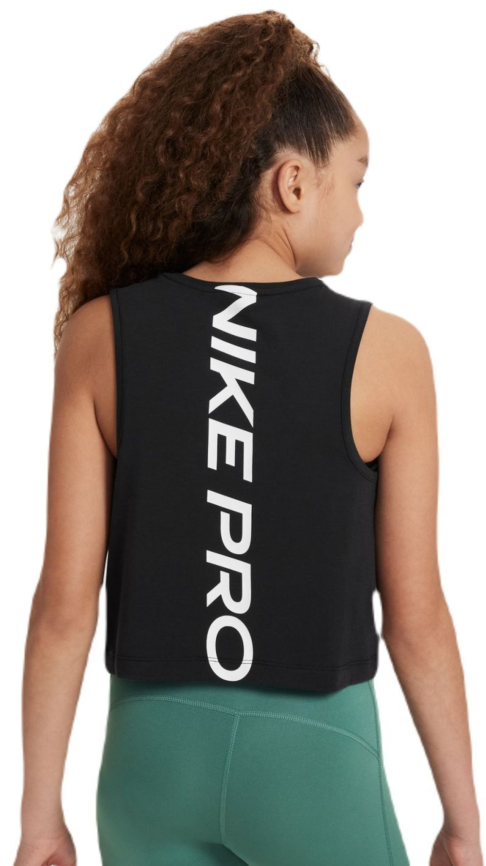 Футболка для девочки теннисная Nike Kids Dri-Fit Pro Training Tank Top - черный