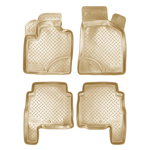 Ковры в салон Norplast/Unidec для Hyundai Santa Fe в кузове CM (2006-2010), Бежевый, арт.NPL-Po-31-22-B