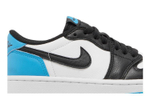 Кроссовки Jordan Air Jordan 1 Og "Black Blue Toe" (Женская размерная сетка)