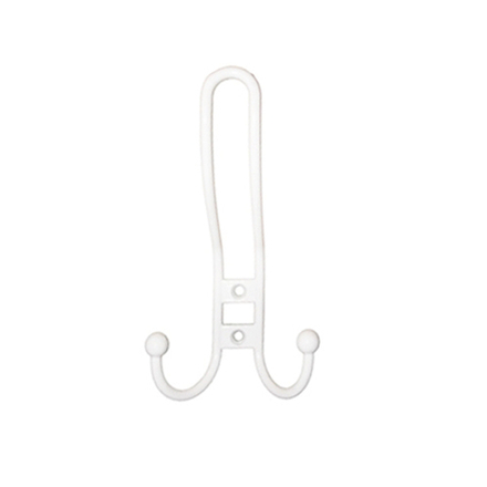 Крючок 1013 3-хрожковый матовый белый    DV