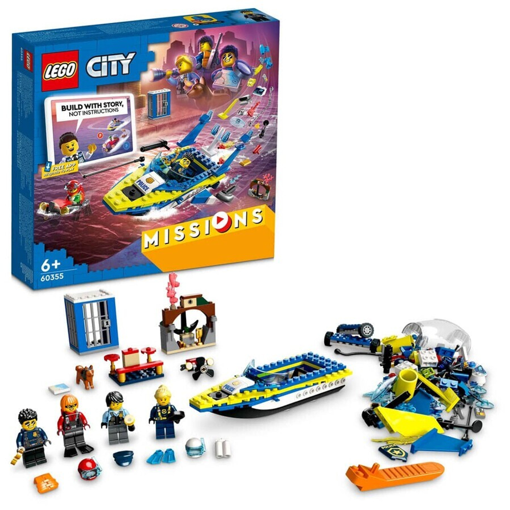 Конструктор LEGO City 60355 Детективные миссии водной полиции