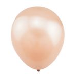 Шар (12"/30 см) Розовое золото, Метал 50 шт.