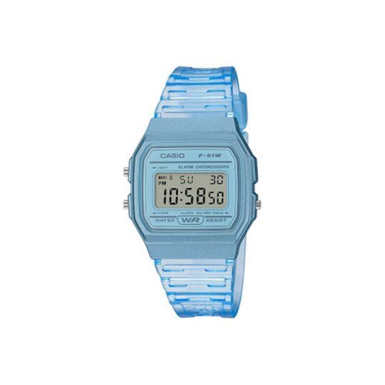 CASIO Women"s DIGITAL Series Blue Watch F-91WS-2