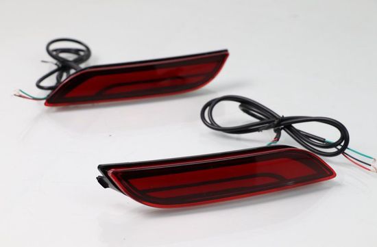 Светодиодные КАТАФОТЫ в задний бампер Тойота Камри 70 V10 type