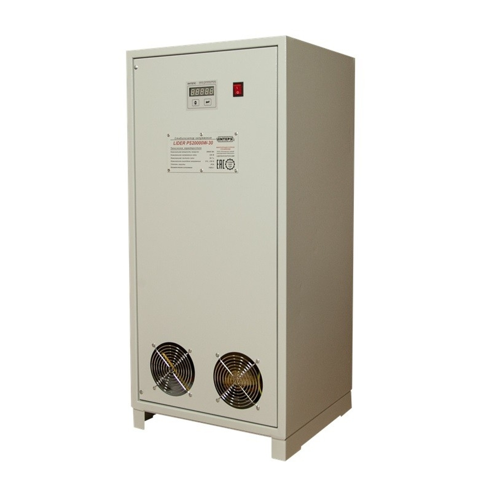 Однофазный промышленный стабилизатор Lider PS20000SQ-I-25