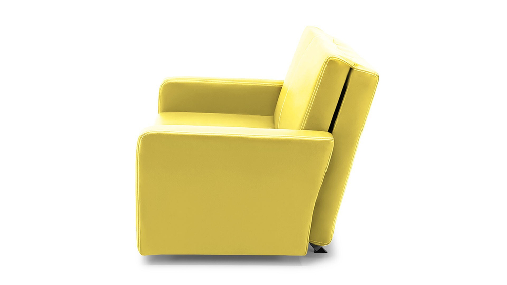 Диван Роин Galaxy Yellow 212*100*86 см, Желтый Экокожа Аккордеон Фиеста