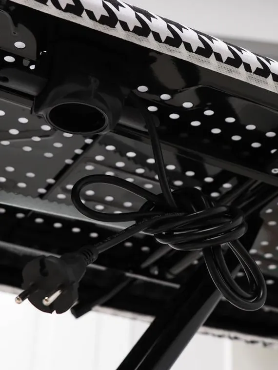 Доска гладильная «Гусиная лапка», 123,5×46 см, регулируемая высота до 90 см