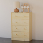 Комод деревянный с ящиками Раст, из массива сосны, с органайзерами для хранения