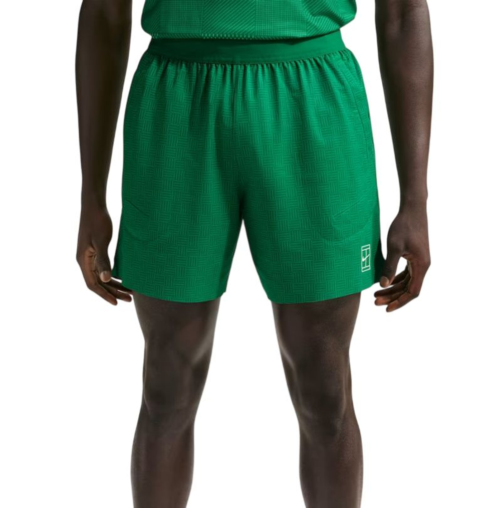 Теннисные шорты Nike Court Advantage Dri-Fit 6in - malachite/white