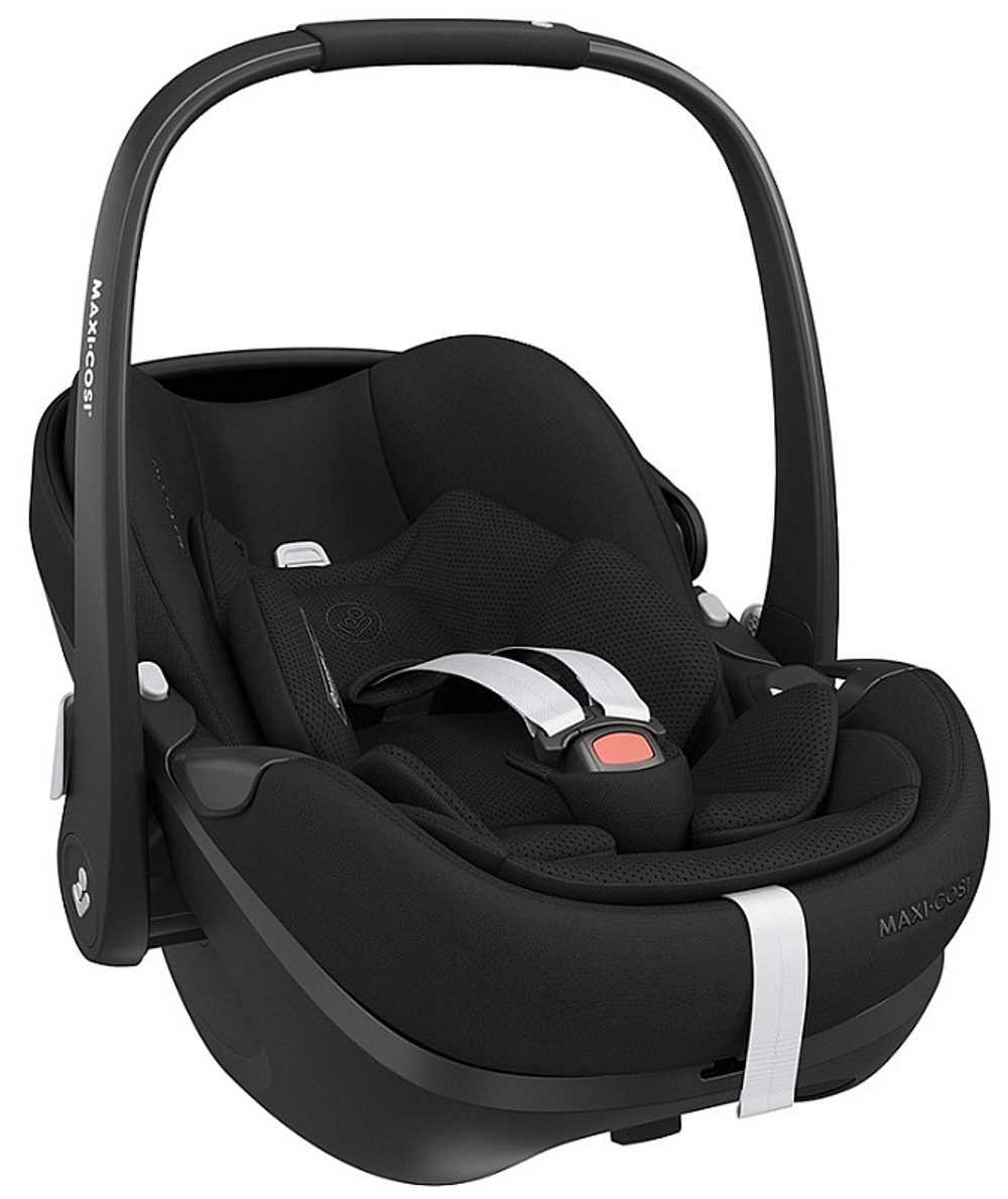 Детская коляска Maxi-Cosi Fame 3 в 1 с автокреслом Pebble 360 Pro Twillic Black/Черный