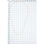 Цепь из лимонного золота (плетение якорное) Артикул: 21-4113-060-1130-17