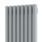 Радиатор WARMMET водяной настенный вертикальный Luxe 60V (W) СЕРЫЙ RAL7040