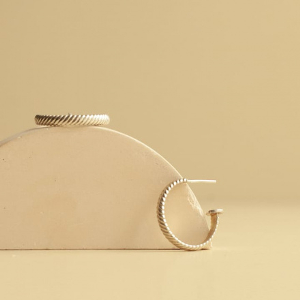 Серьги FALX RINGS серебро