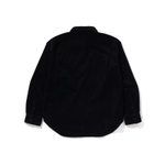 A Bathing Ape One Point Corduroy L S Shirt серый