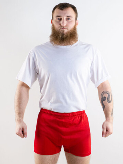 Шорты для самбо BoyBo красные, BS350