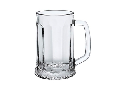 Кружка пивная 500мл "Ладья" с рифлением