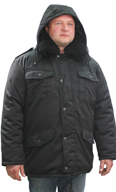 Куртка утеплённая "Зима" тк. Грета Могилёв цв. Черный